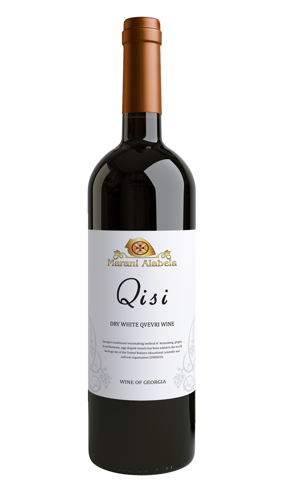 georgian premium white dry qvevri wine qisi